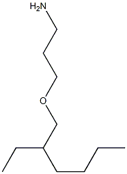 3-[(2-ethylhexyl)oxy]propan-1-amine Struktur