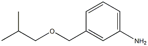 3-[(2-methylpropoxy)methyl]aniline Struktur