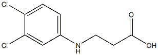 3-[(3,4-dichlorophenyl)amino]propanoic acid Struktur