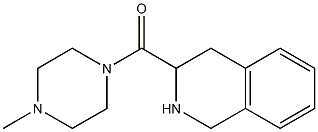 3-[(4-methylpiperazin-1-yl)carbonyl]-1,2,3,4-tetrahydroisoquinoline Struktur