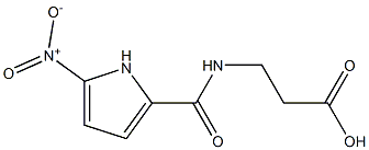 3-[(5-nitro-1H-pyrrol-2-yl)formamido]propanoic acid Struktur