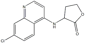 3-[(7-chloroquinolin-4-yl)amino]oxolan-2-one Struktur