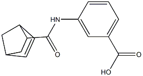 3-[(bicyclo[2.2.1]hept-5-en-2-ylcarbonyl)amino]benzoic acid Struktur