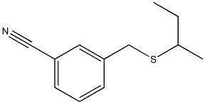 3-[(butan-2-ylsulfanyl)methyl]benzonitrile Struktur