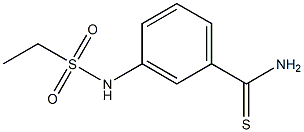 3-[(ethylsulfonyl)amino]benzenecarbothioamide Struktur