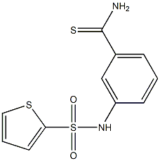 3-[(thien-2-ylsulfonyl)amino]benzenecarbothioamide Struktur