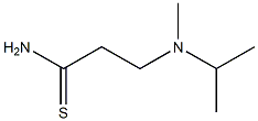 3-[isopropyl(methyl)amino]propanethioamide Struktur