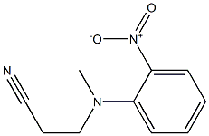 3-[methyl(2-nitrophenyl)amino]propanenitrile Struktur