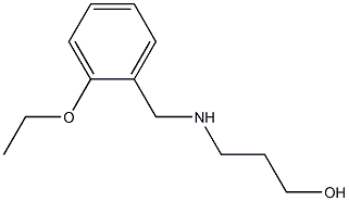 3-{[(2-ethoxyphenyl)methyl]amino}propan-1-ol Struktur