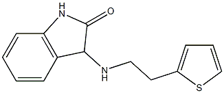 3-{[2-(thiophen-2-yl)ethyl]amino}-2,3-dihydro-1H-indol-2-one Struktur