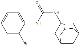 3-adamantan-1-yl-1-(2-bromophenyl)urea Struktur