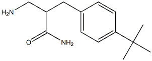 3-amino-2-[(4-tert-butylphenyl)methyl]propanamide Struktur