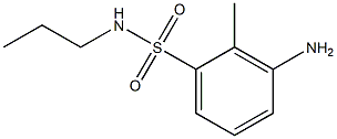 3-amino-2-methyl-N-propylbenzene-1-sulfonamide Struktur