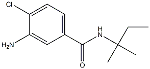 3-amino-4-chloro-N-(1,1-dimethylpropyl)benzamide Struktur