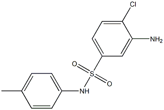 3-amino-4-chloro-N-(4-methylphenyl)benzene-1-sulfonamide Struktur