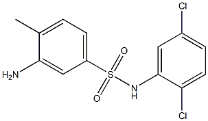 3-amino-N-(2,5-dichlorophenyl)-4-methylbenzene-1-sulfonamide Struktur