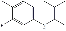 3-fluoro-4-methyl-N-(3-methylbutan-2-yl)aniline Struktur