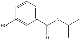 3-hydroxy-N-(propan-2-yl)benzamide Struktur