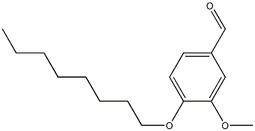 3-methoxy-4-(octyloxy)benzaldehyde Struktur