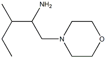 3-methyl-1-(morpholin-4-yl)pentan-2-amine Struktur