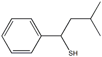 3-methyl-1-phenylbutane-1-thiol Struktur