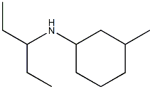 3-methyl-N-(pentan-3-yl)cyclohexan-1-amine Struktur