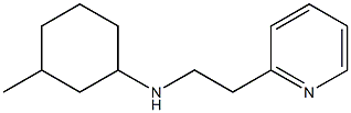 3-methyl-N-[2-(pyridin-2-yl)ethyl]cyclohexan-1-amine Struktur