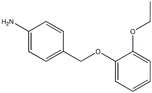 4-[(2-ethoxyphenoxy)methyl]aniline Struktur