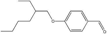 4-[(2-ethylhexyl)oxy]benzaldehyde Struktur