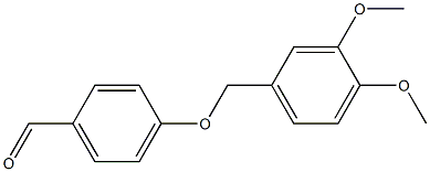 4-[(3,4-dimethoxybenzyl)oxy]benzaldehyde Struktur