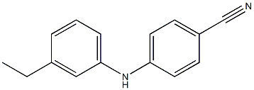 4-[(3-ethylphenyl)amino]benzonitrile Struktur