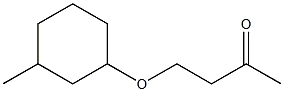 4-[(3-methylcyclohexyl)oxy]butan-2-one Struktur