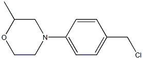 4-[4-(chloromethyl)phenyl]-2-methylmorpholine Struktur