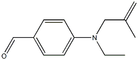 4-[ethyl(2-methylprop-2-en-1-yl)amino]benzaldehyde Struktur