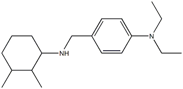 4-{[(2,3-dimethylcyclohexyl)amino]methyl}-N,N-diethylaniline Struktur