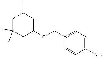 4-{[(3,3,5-trimethylcyclohexyl)oxy]methyl}aniline Struktur