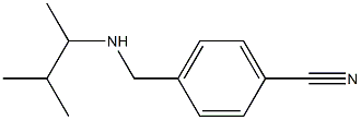 4-{[(3-methylbutan-2-yl)amino]methyl}benzonitrile Struktur