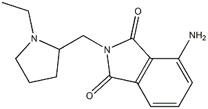 4-amino-2-[(1-ethylpyrrolidin-2-yl)methyl]-2,3-dihydro-1H-isoindole-1,3-dione Struktur