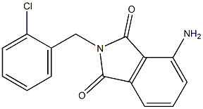 4-amino-2-[(2-chlorophenyl)methyl]-2,3-dihydro-1H-isoindole-1,3-dione Struktur