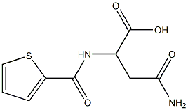 4-amino-4-oxo-2-[(thien-2-ylcarbonyl)amino]butanoic acid Struktur