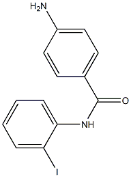 4-amino-N-(2-iodophenyl)benzamide Struktur