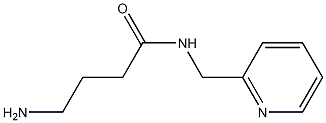 4-amino-N-(pyridin-2-ylmethyl)butanamide Struktur