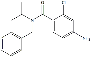 4-amino-N-benzyl-2-chloro-N-(propan-2-yl)benzamide Struktur