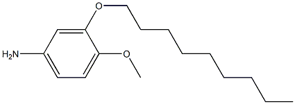 4-methoxy-3-(nonyloxy)aniline Struktur