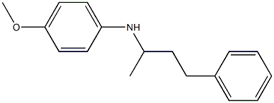 4-methoxy-N-(4-phenylbutan-2-yl)aniline Struktur