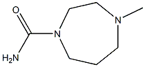 4-methyl-1,4-diazepane-1-carboxamide Struktur