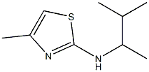 4-methyl-N-(3-methylbutan-2-yl)-1,3-thiazol-2-amine Struktur