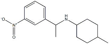 4-methyl-N-[1-(3-nitrophenyl)ethyl]cyclohexan-1-amine Struktur