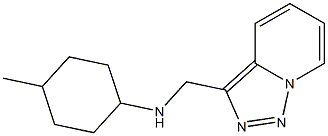 4-methyl-N-{[1,2,4]triazolo[3,4-a]pyridin-3-ylmethyl}cyclohexan-1-amine Struktur