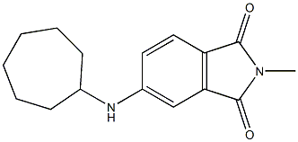 5-(cycloheptylamino)-2-methyl-2,3-dihydro-1H-isoindole-1,3-dione Struktur